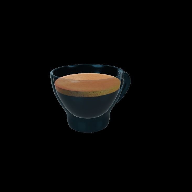 expresso glass cup 3D model_6