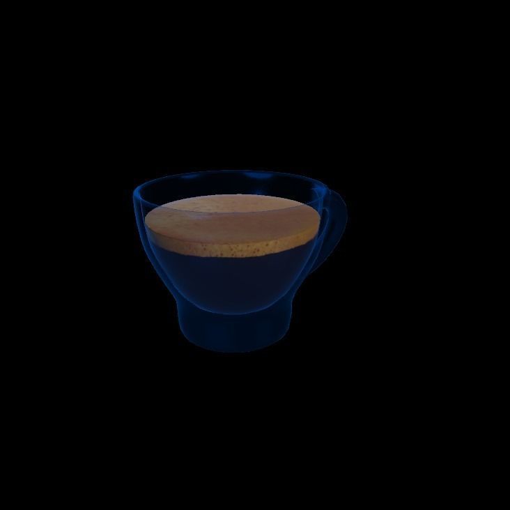 expresso glass cup 3D model_8