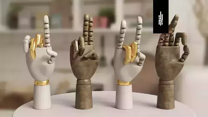 Wood Hand Mannequin