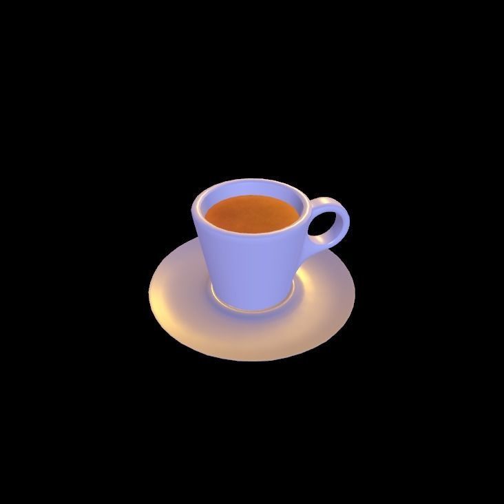 expresso small cup 3D model_12