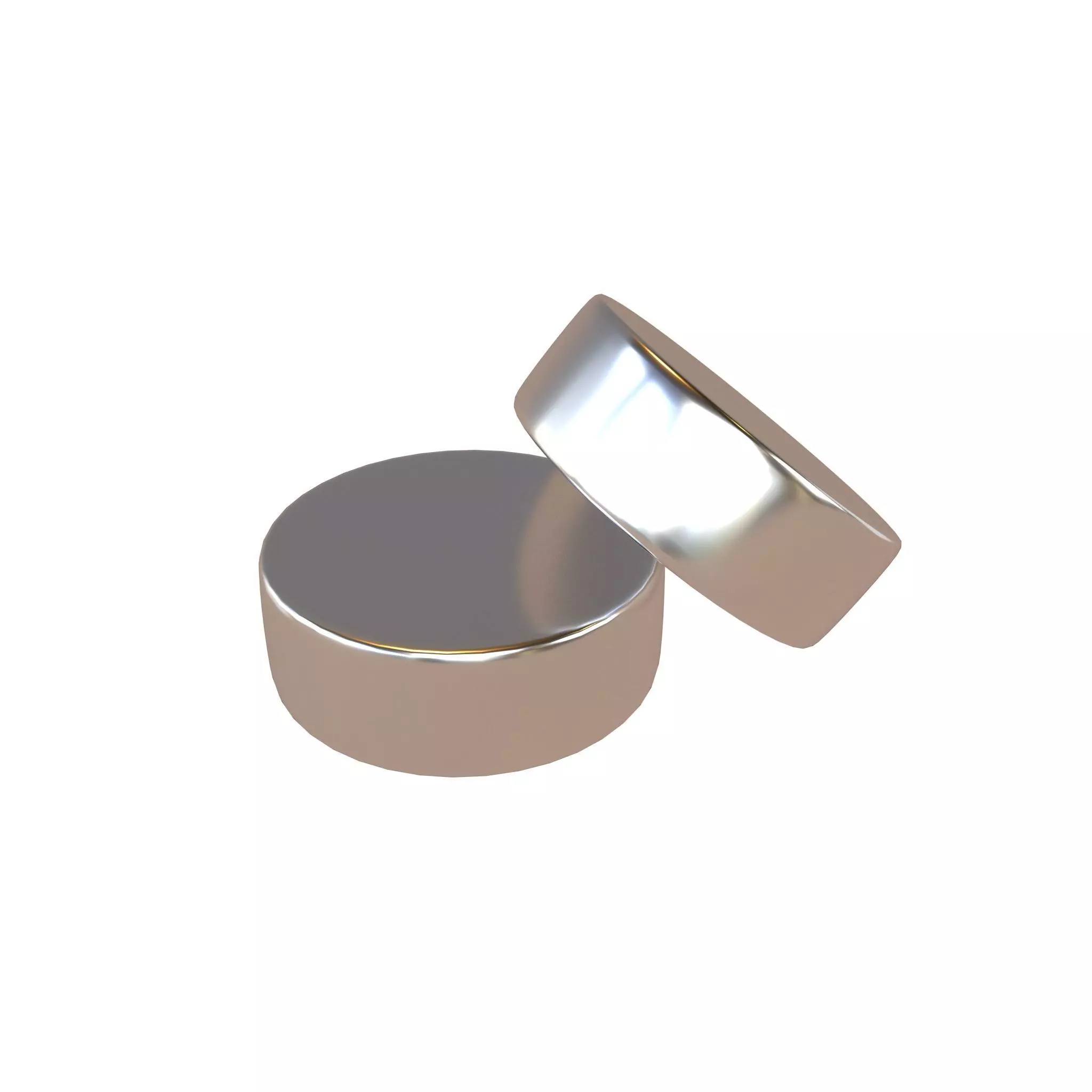 Circle Magnet v1 001 Low-poly 3D model_0