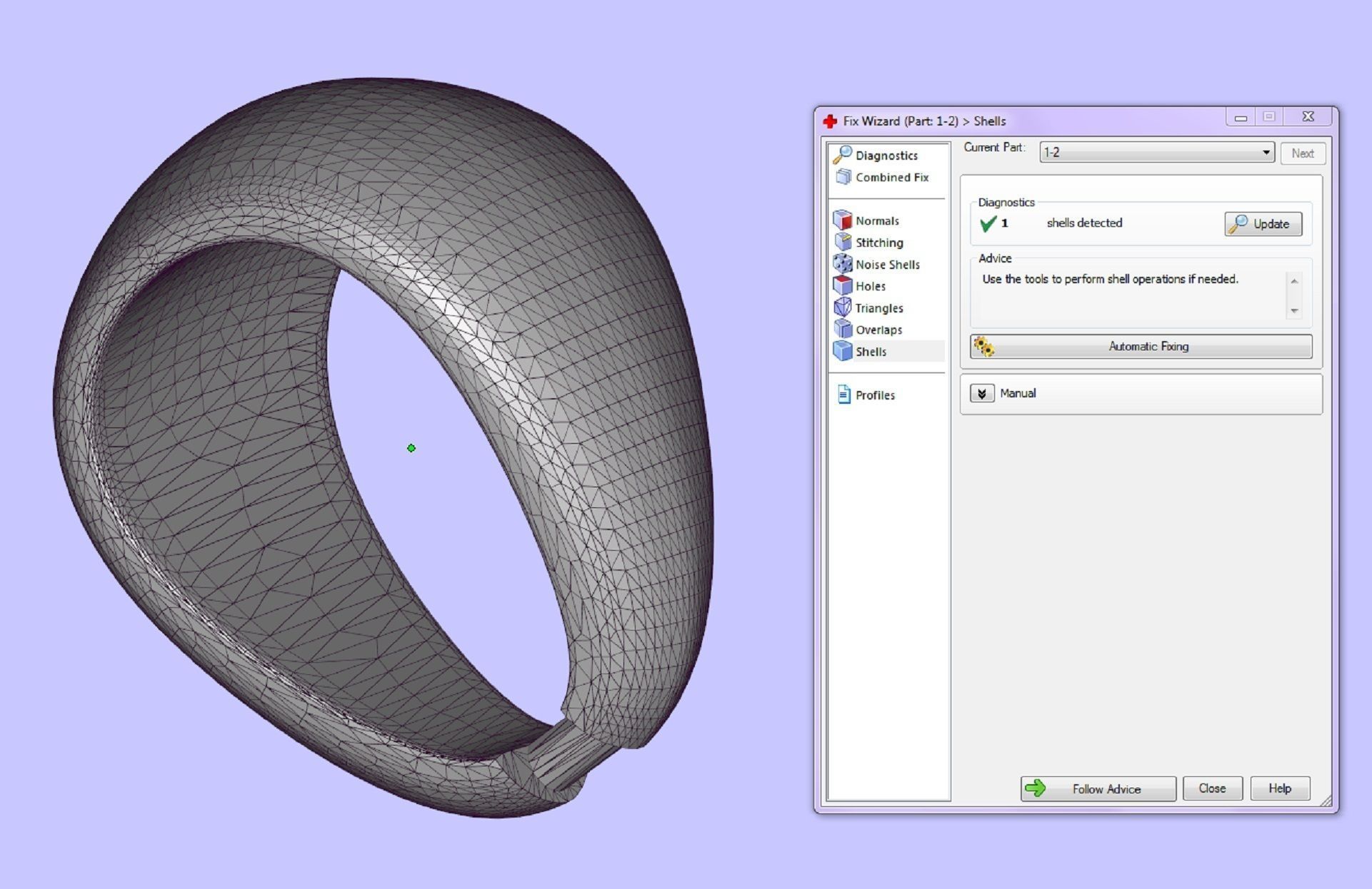 pendant Palm two options 3D print model_8