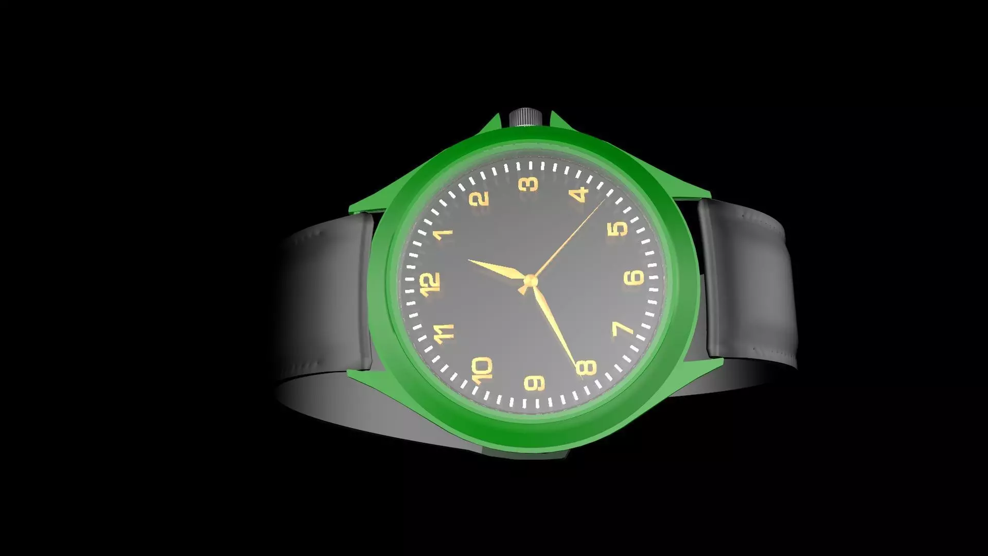 3D watch Low-poly 3D model 3D model_0