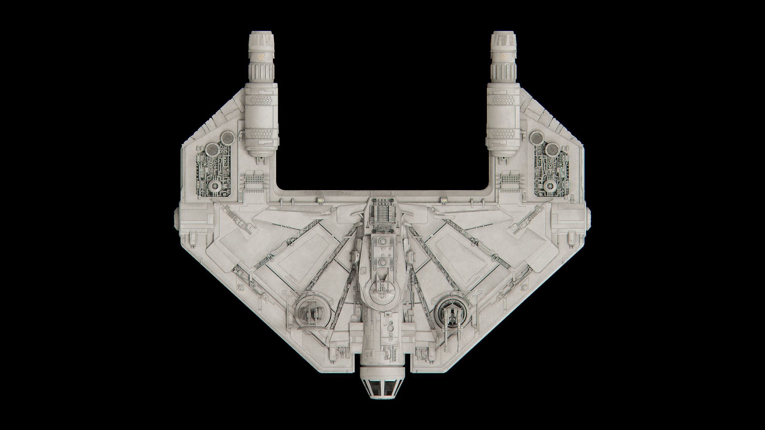 YT-3100 Cargoweb-class corellian freighter - Star Wars 3D model_4
