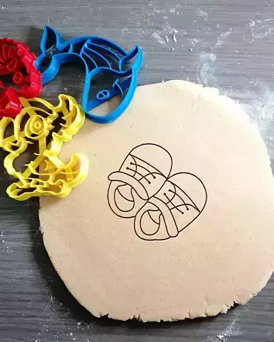 Baby Shoes Cookie Cutter 3D print model