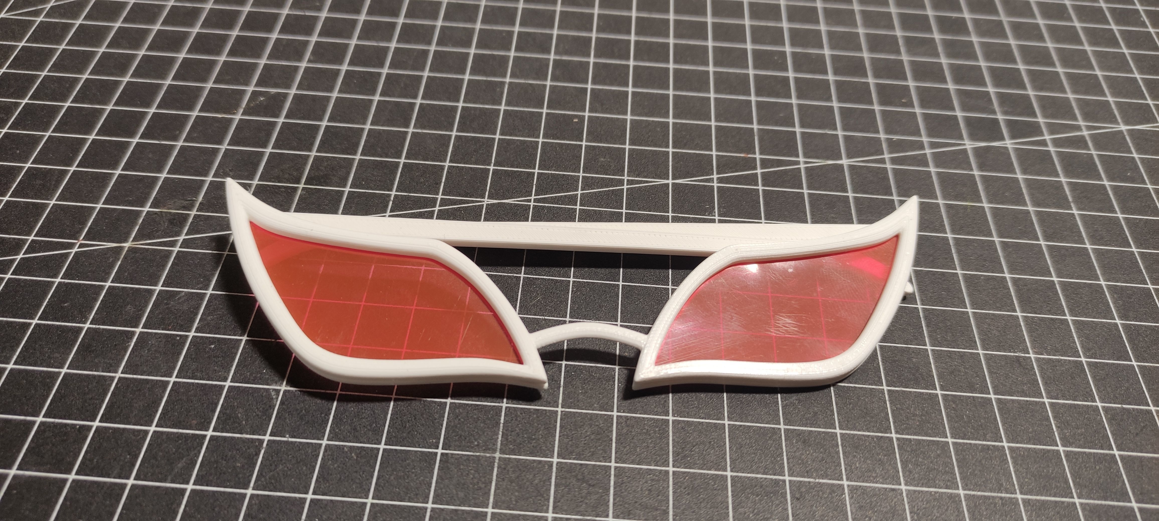 Doflamingo Glasses 3D print model_3