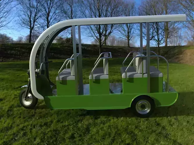 Versatile 12-Seater- 3-Wheeler Golf Cart Ready to Roll