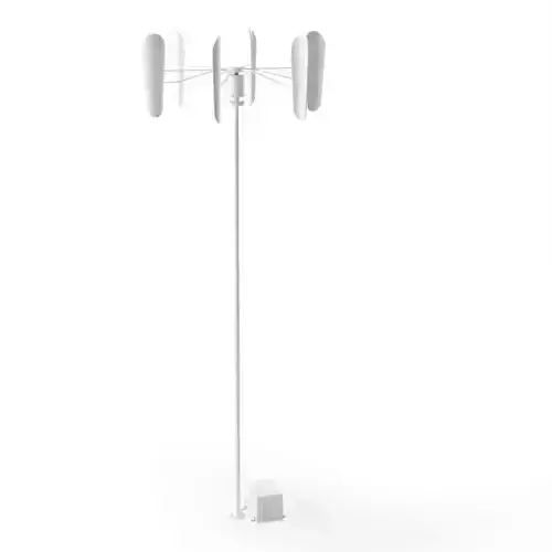 White Wind Turbine For Creating Electricty
