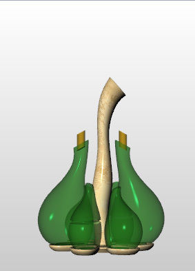 seasoning set tableware 3D model_2