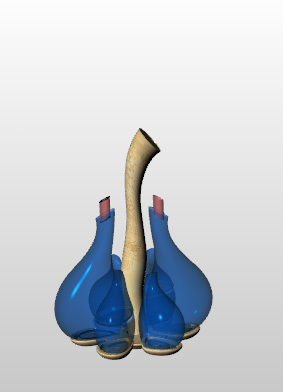 seasoning set tableware 3D model_1