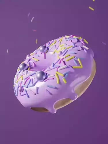 donut with sprinkles