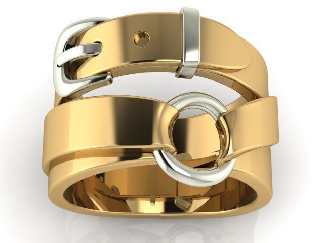 belt ring 3D print model_2