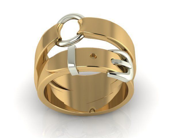 belt ring 3D print model_4