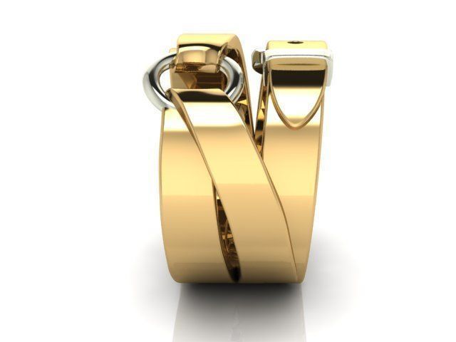 belt ring 3D print model_8