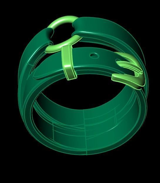 belt ring 3D print model_18