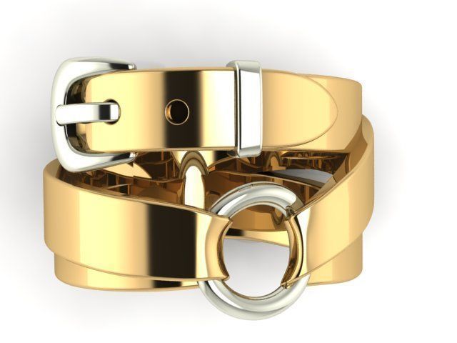 belt ring 3D print model_1