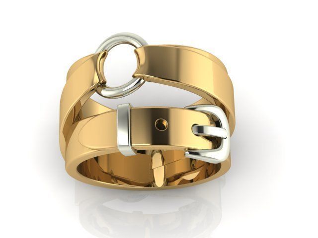 belt ring 3D print model_3