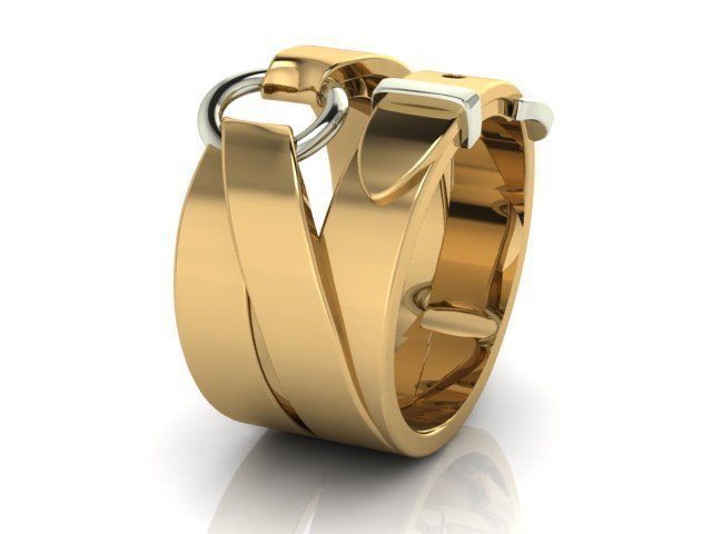 belt ring 3D print model_7
