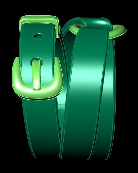 belt ring 3D print model_14