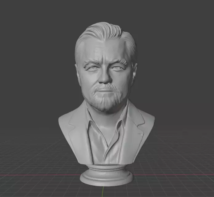Leonardo DiCaprio 3D print model_1