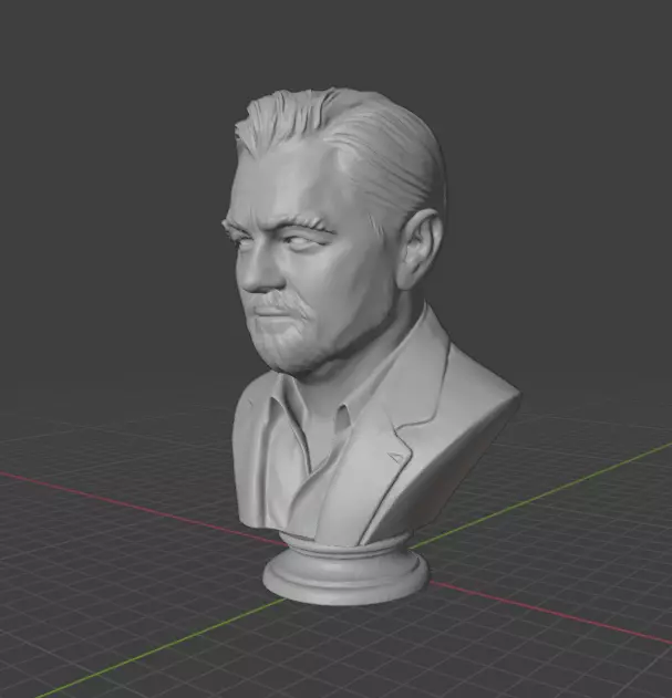 Leonardo DiCaprio 3D print model_20