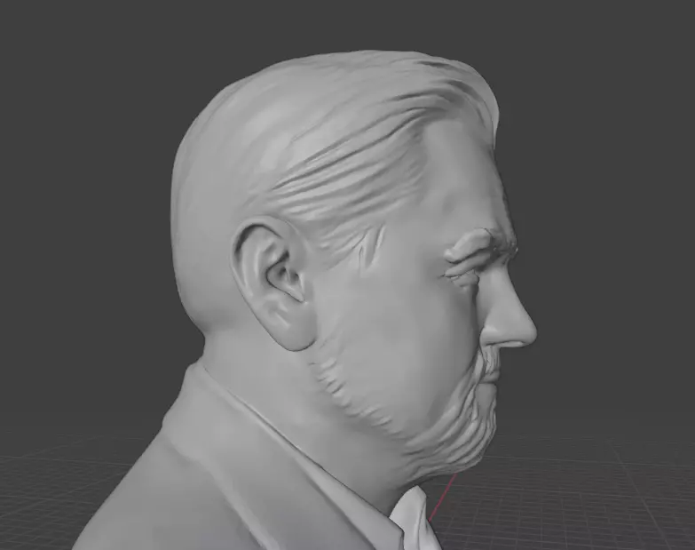 Leonardo DiCaprio 3D print model_8