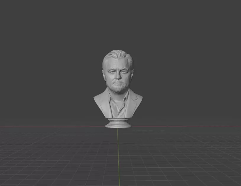 Leonardo DiCaprio 3D print model_0