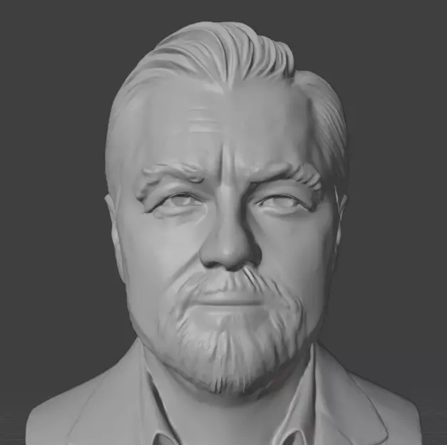 Leonardo DiCaprio 3D print model_3