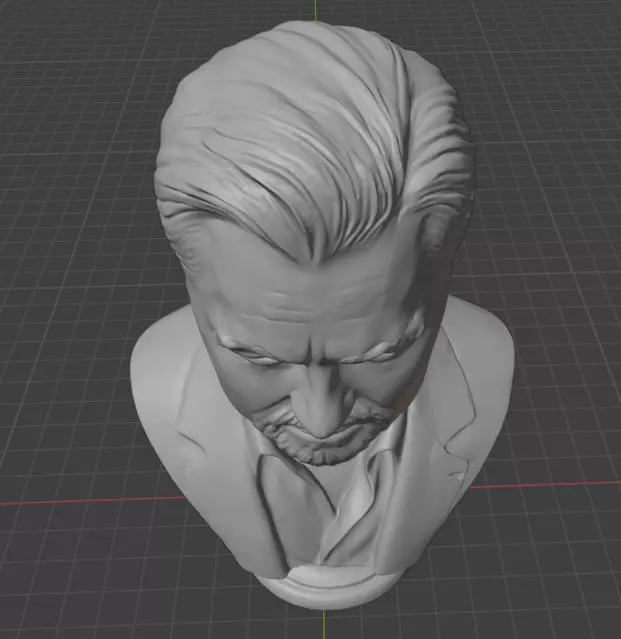 Leonardo DiCaprio 3D print model_6