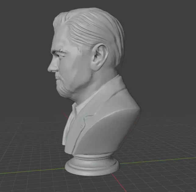 Leonardo DiCaprio 3D print model_22