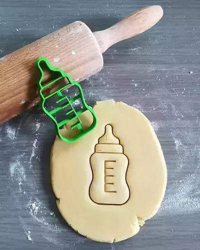 Baby Bottle Cookie Cutter 3D print model