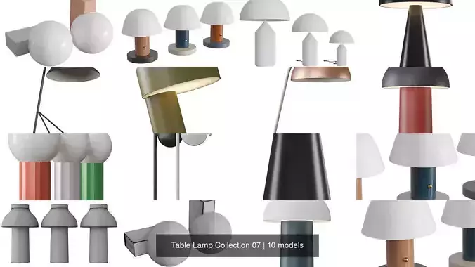 Table Lamp Collection 07 