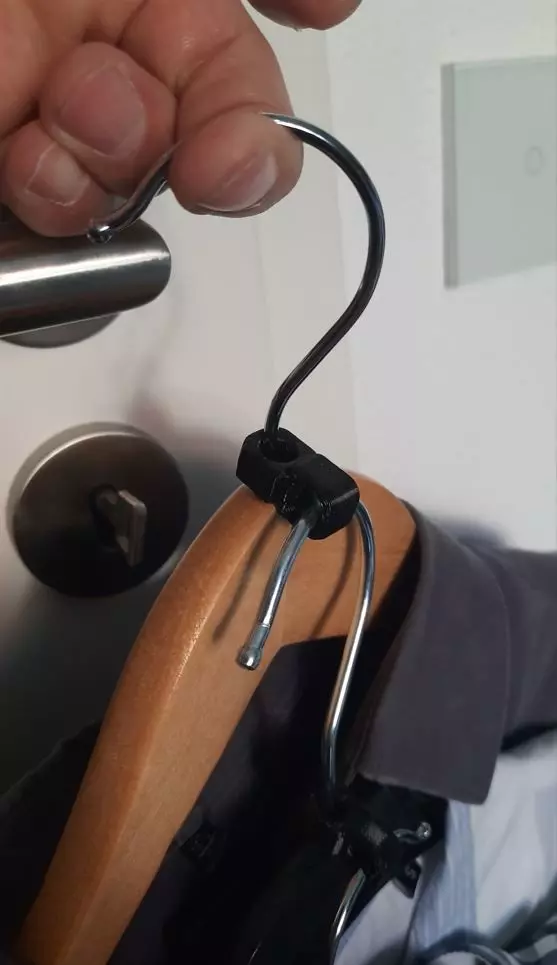 Space saver for your clothes in the wardrobe 3D print model_0