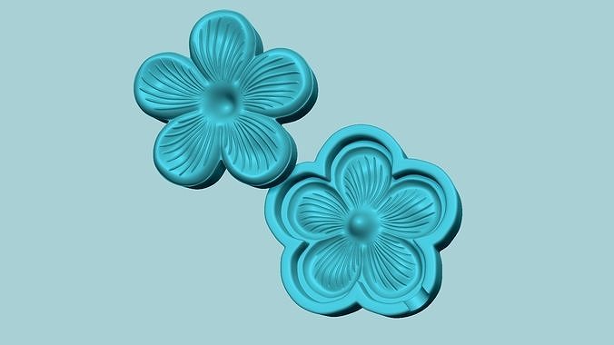 Vinca Flower - Molding Arrangement EVA Foam Craft 3D print model