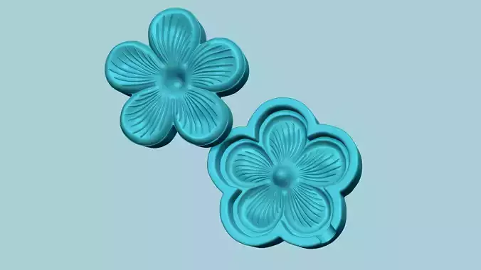 Vinca Flower - Molding Arrangement EVA Foam Craft 3D print model