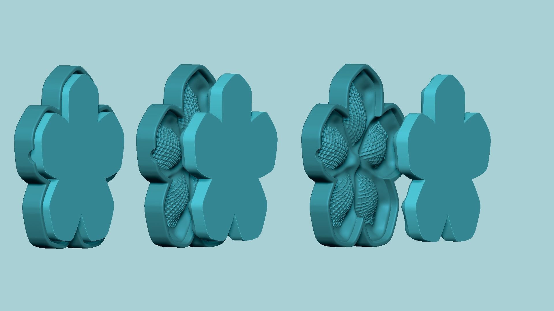 Large Rose - Molding Arrangement EVA Foam Craft 3D print model_3