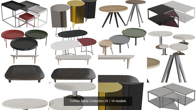 Coffee Table Collection 01 