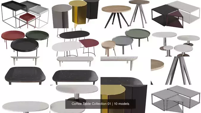 Coffee Table Collection 01 