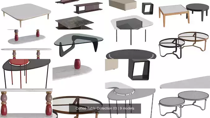 Coffee Table Collection 03 
