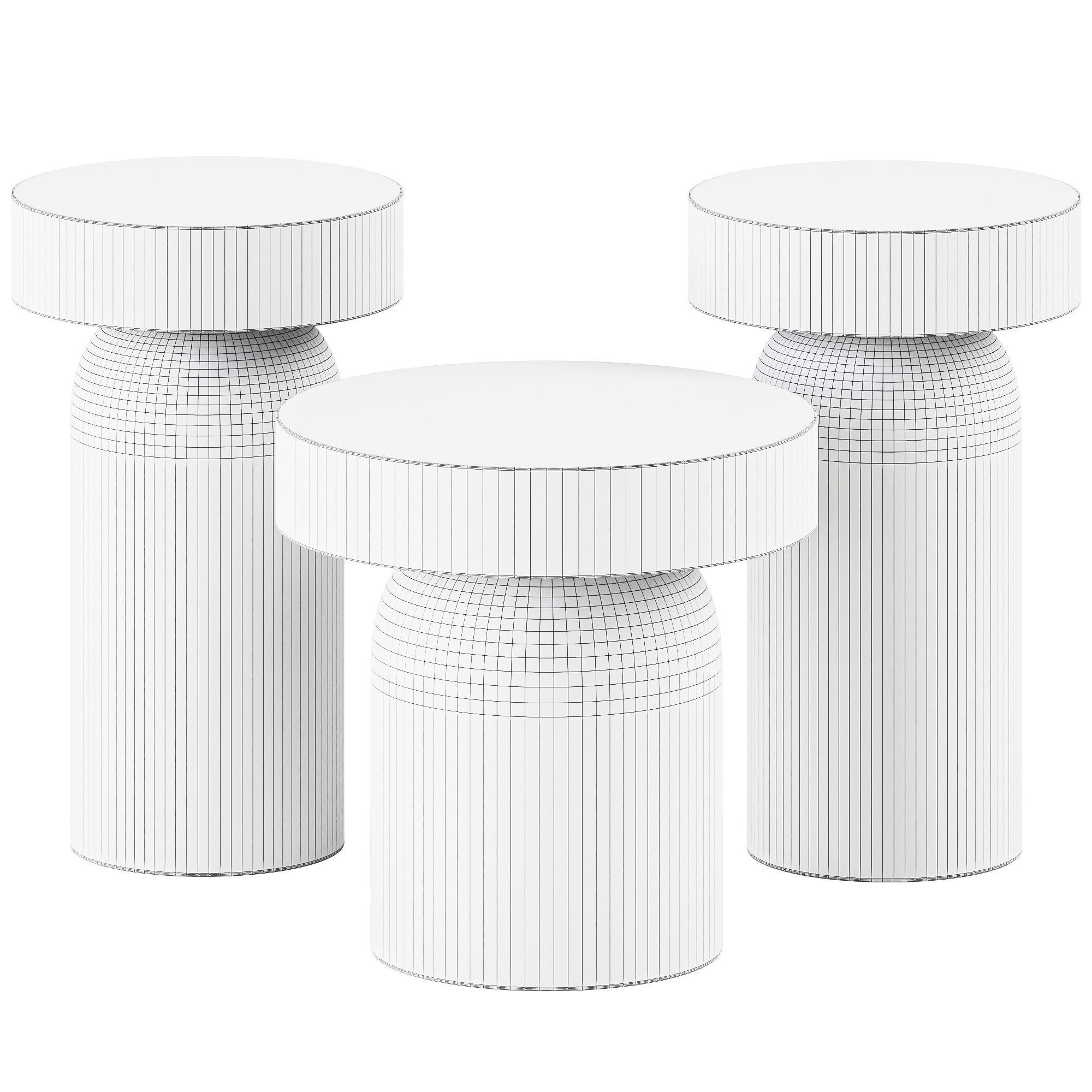 Francis Side Tables by Lema 3D model_1