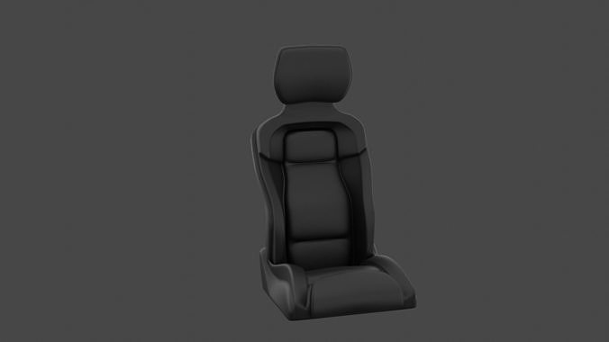 Car seat  3D Model 3D model