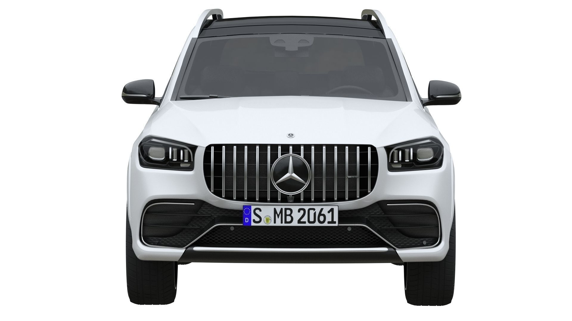 Mercedes Benz GLS 63 AMG 4Matic 2021 3D model_2