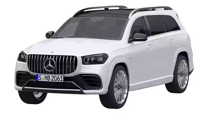 Mercedes Benz GLS 63 AMG 4Matic 2021 3D model Mercedes Benz GLS 63 AMG 4Matic 2021 3D model