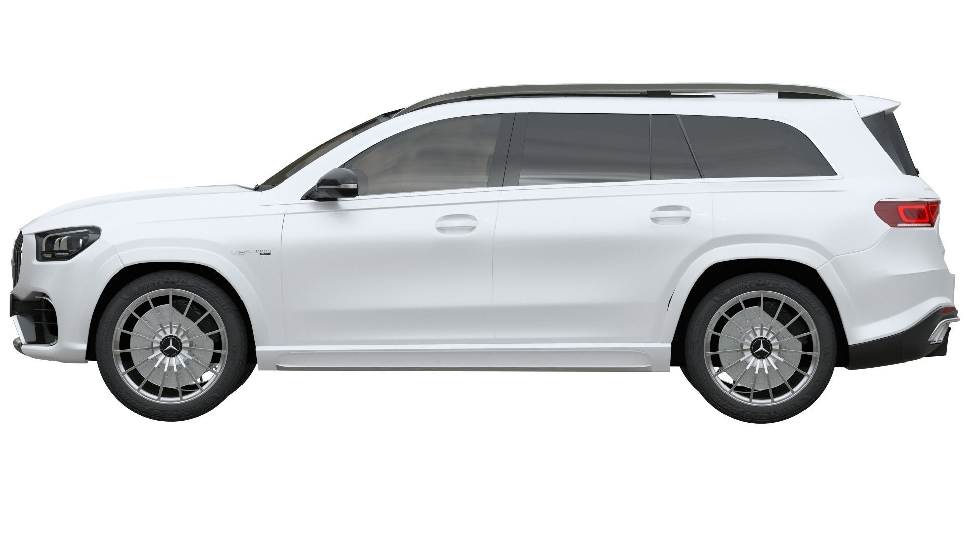 Mercedes Benz GLS 63 AMG 4Matic 2021 3D model_3