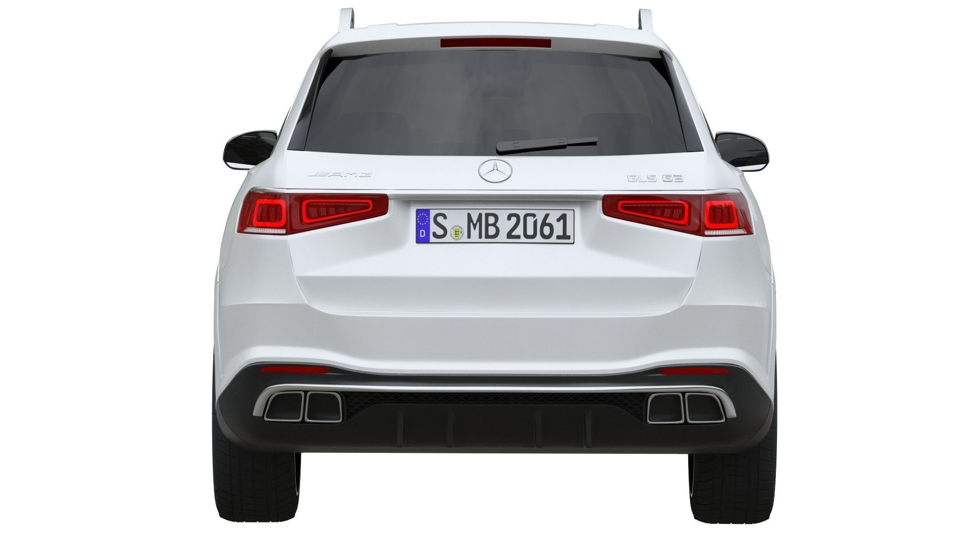 Mercedes Benz GLS 63 AMG 4Matic 2021 3D model_7