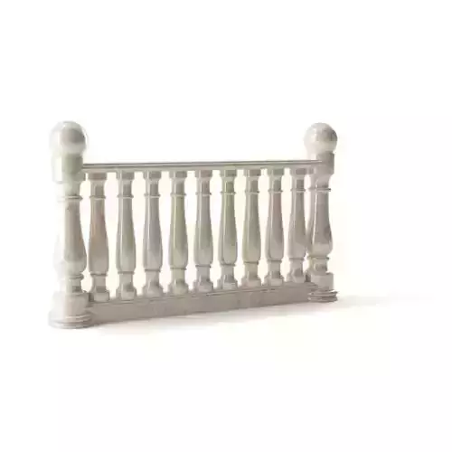 White Marble Railing