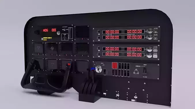 Helicopter Aircraft Cockpit FV1 Kit Master