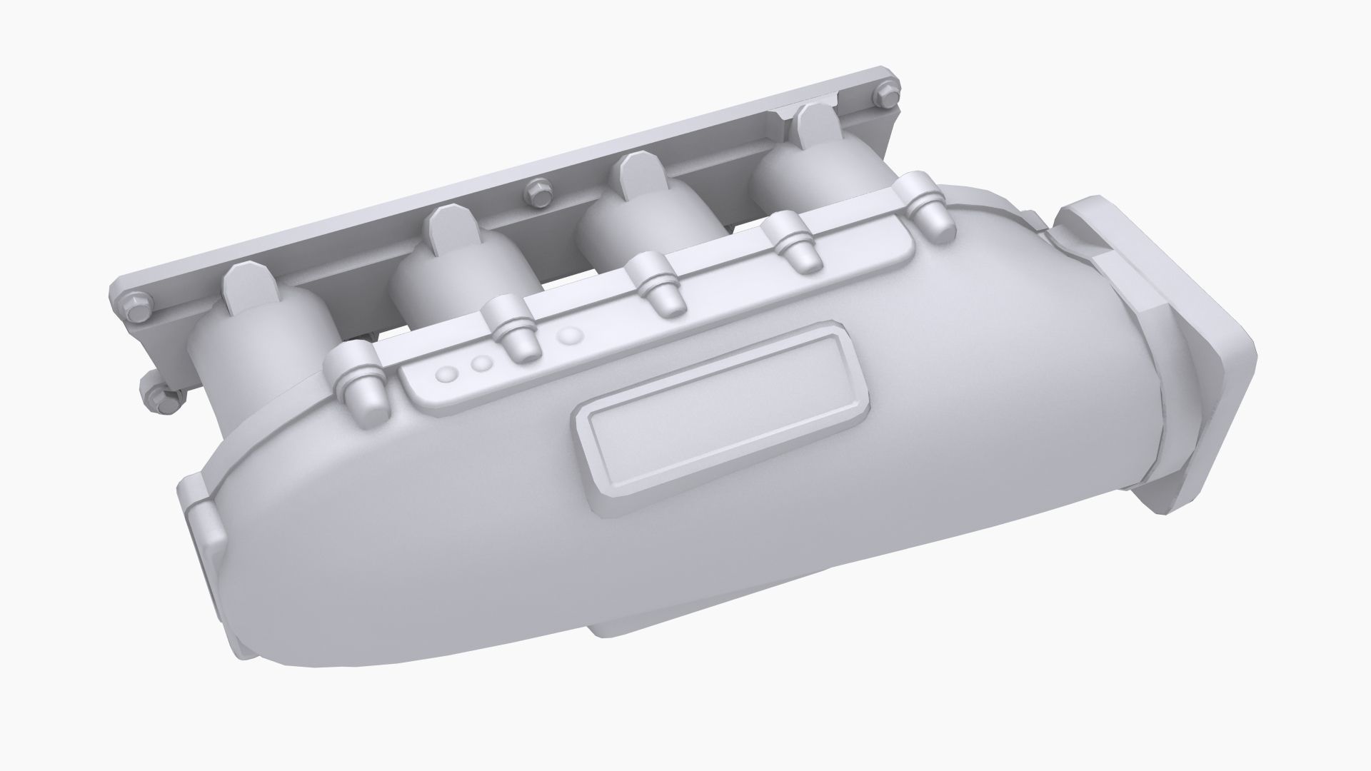 Skunk2 K20A2 Ultra Race Intake Manifold Low-poly 3D model_8