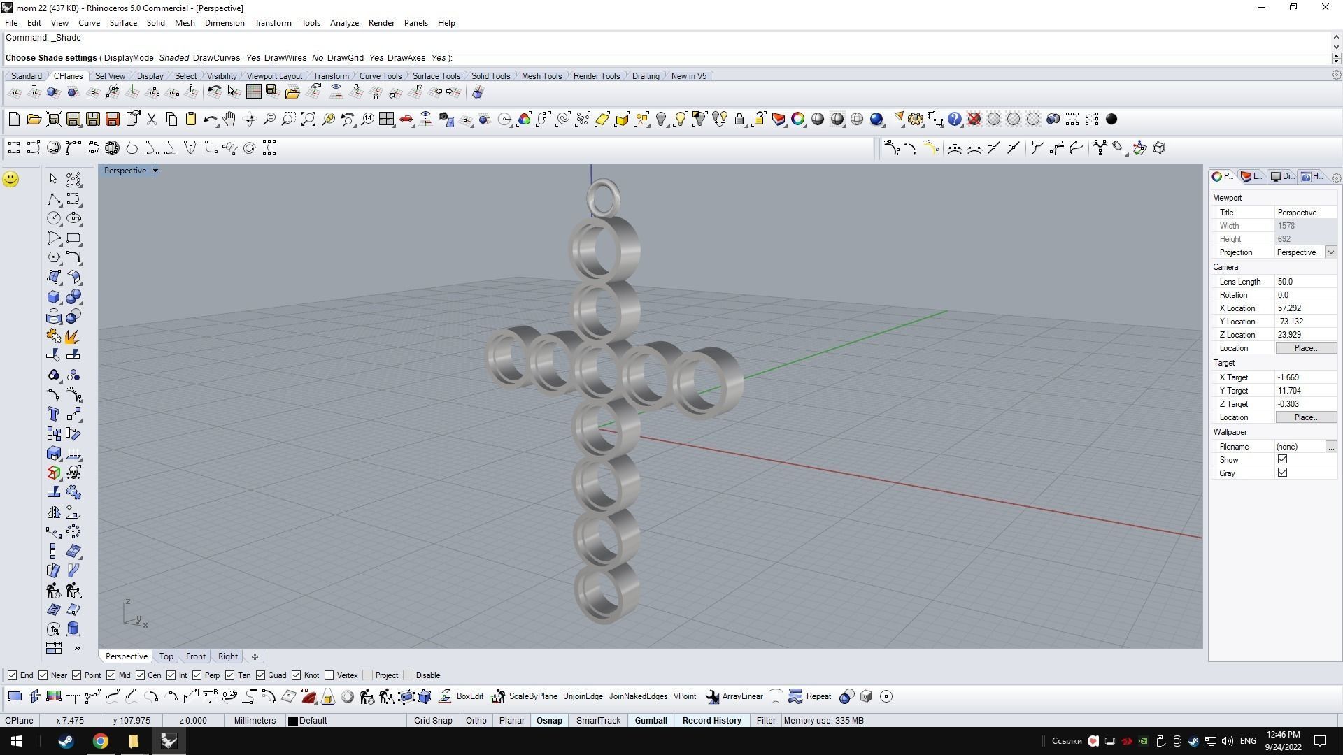 Jewellery cross wery good price and quality 3D print model_1