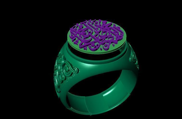 Rings  3D print model_3